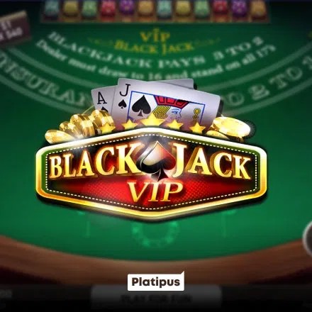 Blackjack VIP slot logo by Platipus at Netwin Casino