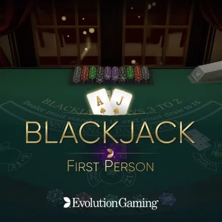 First Person Blackjack logo by Evolution Netwin Casino