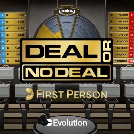 First Person Deal or No Deal slot icon by Evolution, available at Netwin Casino