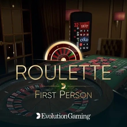 First Person Roulette logo – Table Games by Evolution at Netwin Casino