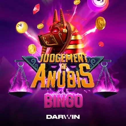 Judgement of Anubis Bingo casino game by Darwin Gaming – featured logo at Netwin Casino