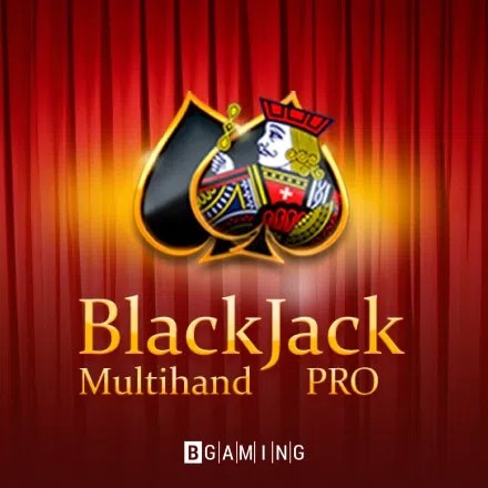 Multihand Blackjack Pro by BGAMING, showcased at netwincasinó.it – game logo