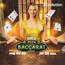 Play the Peek Baccarat slot by Evolution on Netwin Casino