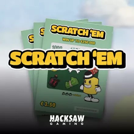 Play the Scratch’em slot by Hacksaw Gaming on Netwin Casino
