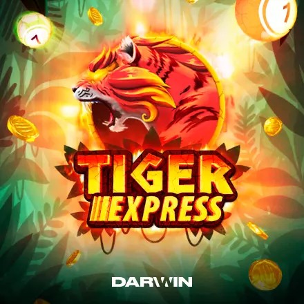 Tiger Express slot logo by Darwin Gaming at Netwin Casino