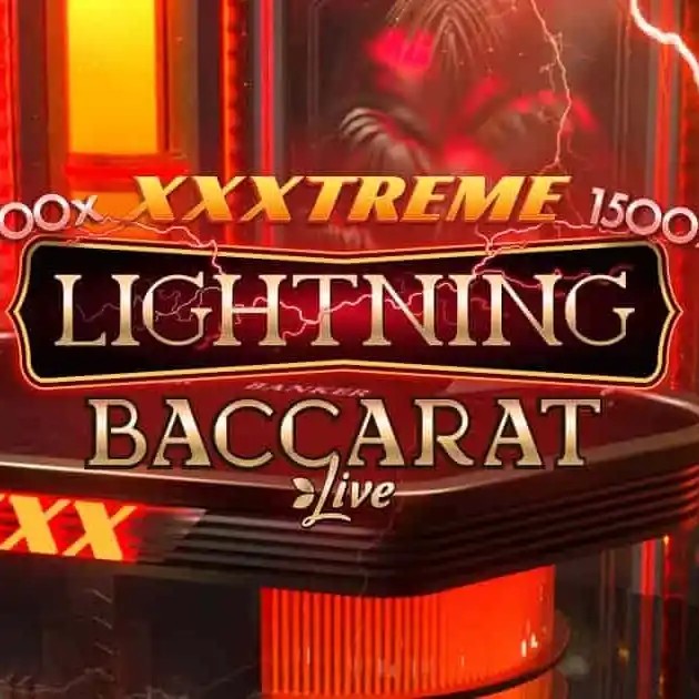 XXXtreme Lightning Baccarat game by Evolution – logo hosted on Netwin Casino
